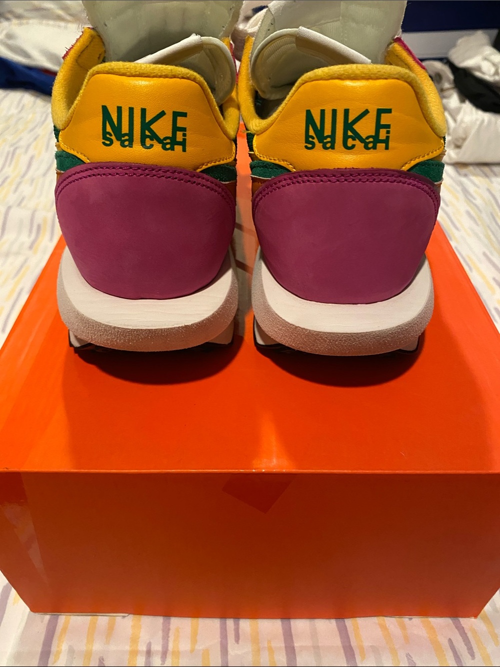 Nike Sacai x LD waffle pine green size 10 - Picture 5 of 8